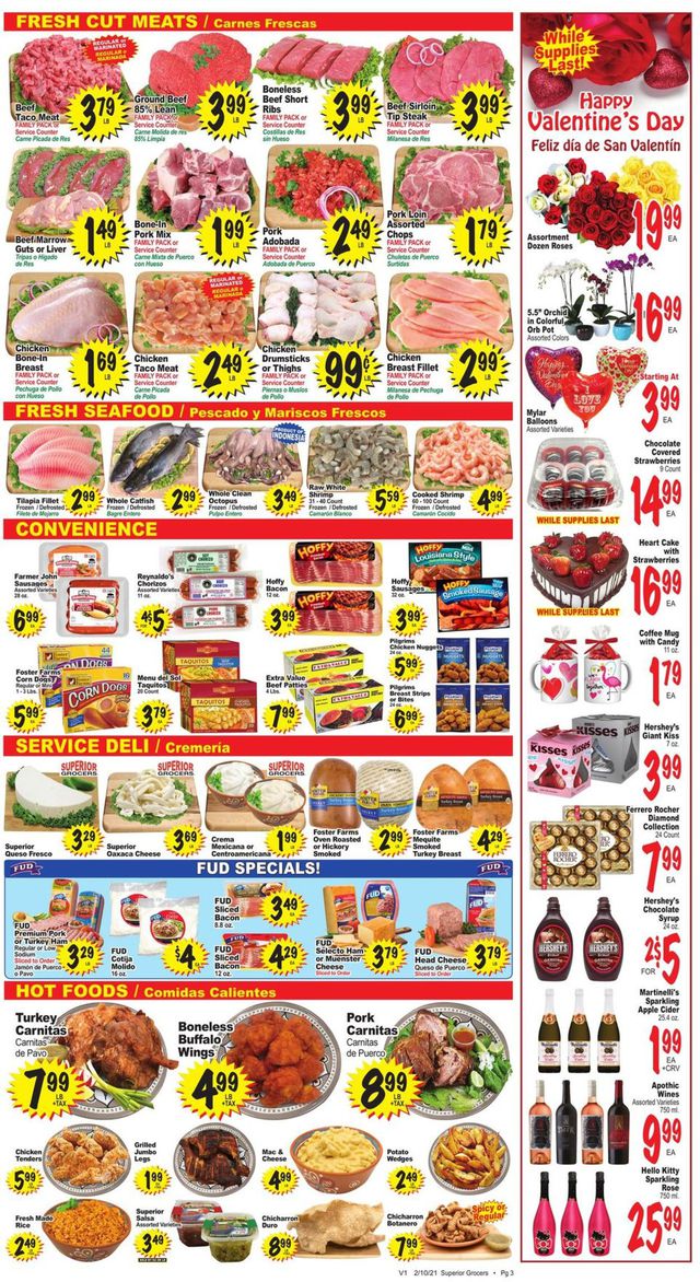 Superior Grocers Ad from 02/10/2021