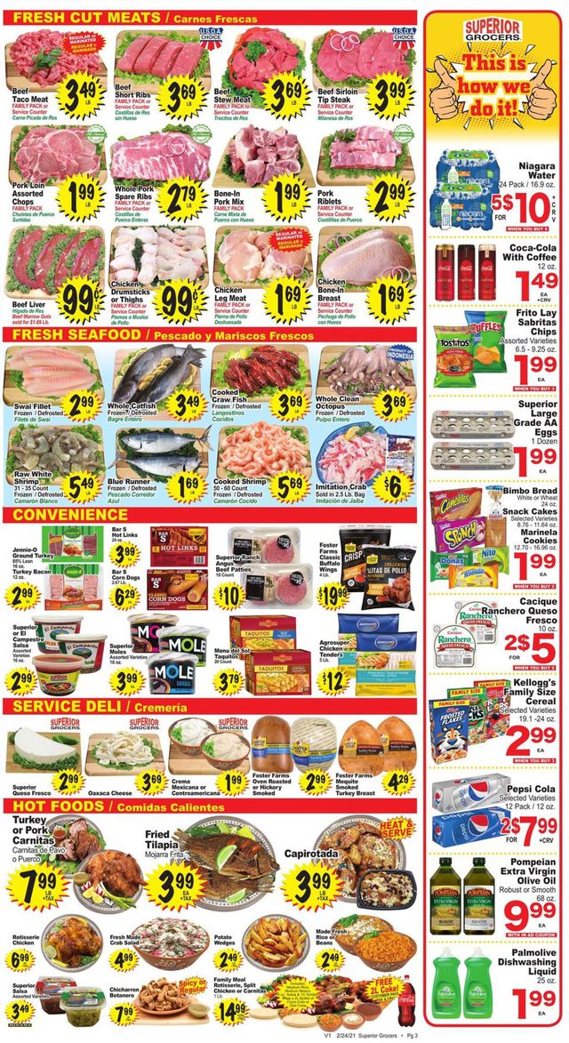 Superior Grocers Ad from 02/24/2021
