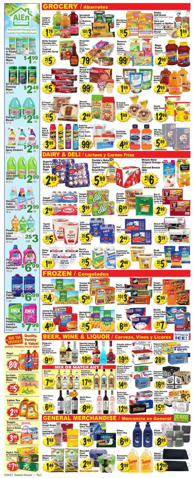 Superior Grocers Ad from 02/24/2021