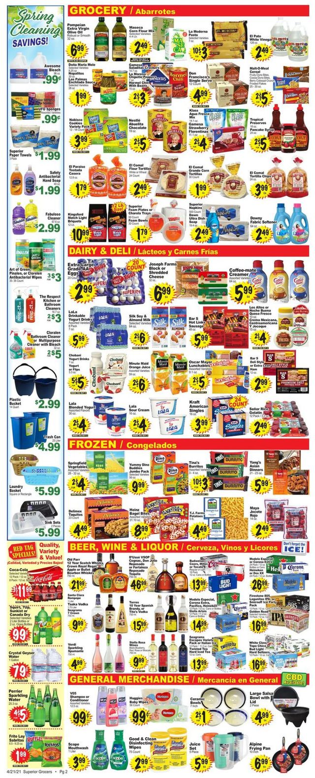 Superior Grocers Ad from 04/21/2021