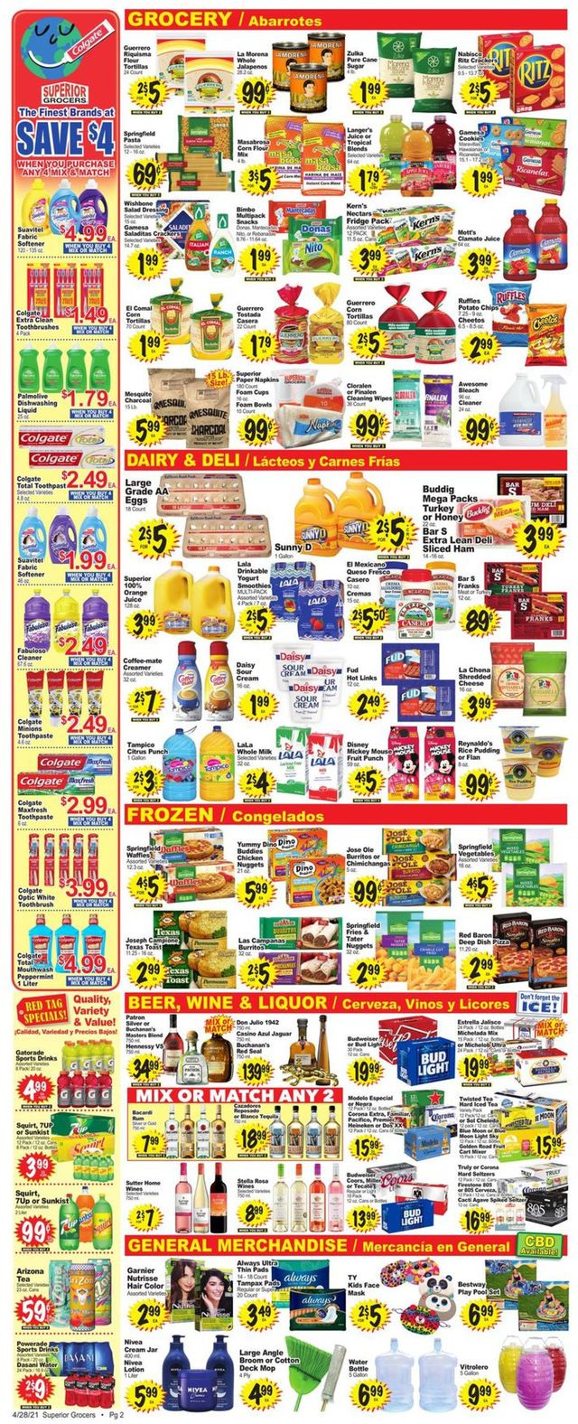 Superior Grocers Ad from 04/28/2021