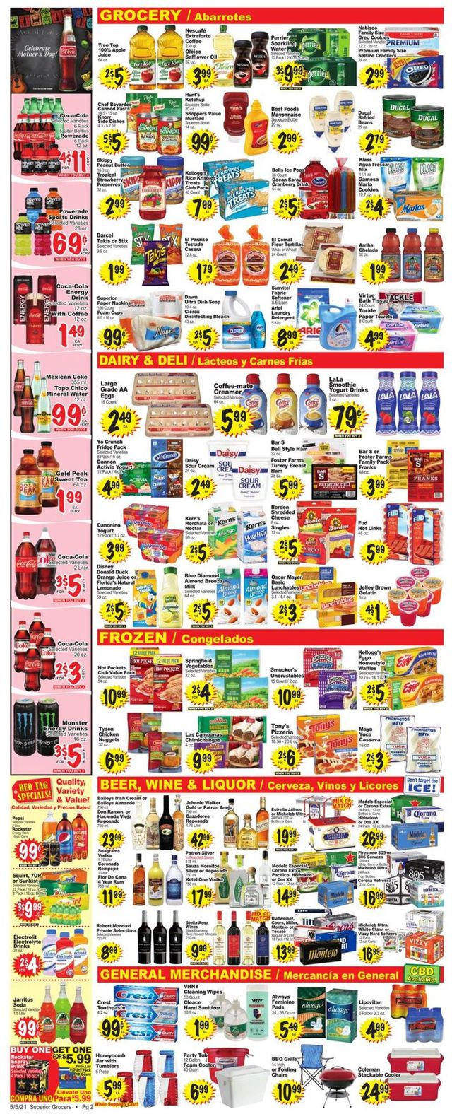 Superior Grocers Ad from 05/05/2021