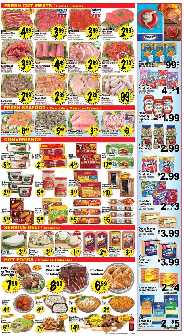 Superior Grocers Ad from 05/19/2021
