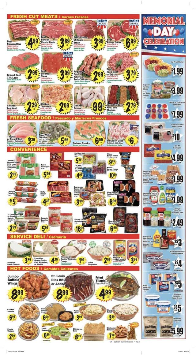 Superior Grocers Ad from 05/26/2021