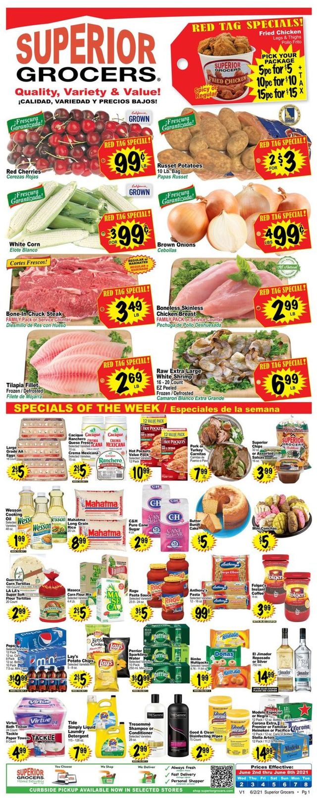 Superior Grocers Ad from 06/02/2021