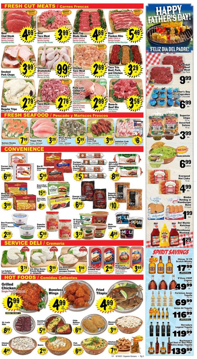 Superior Grocers Ad from 06/16/2021