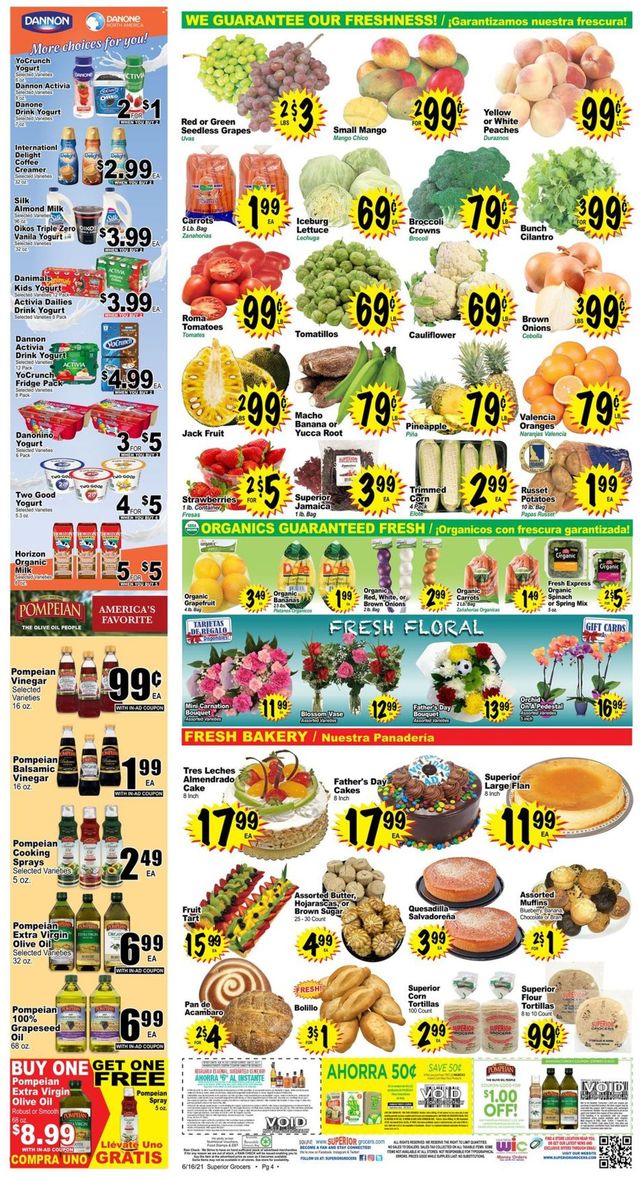 Superior Grocers Ad from 06/16/2021