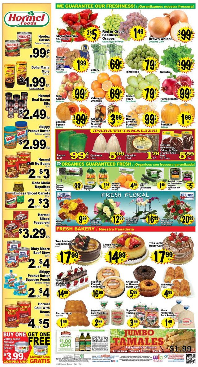 Superior Grocers Ad from 10/06/2021