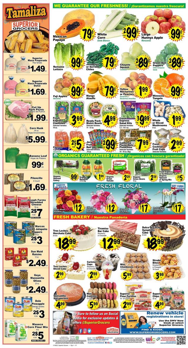 Superior Grocers Ad from 01/19/2022