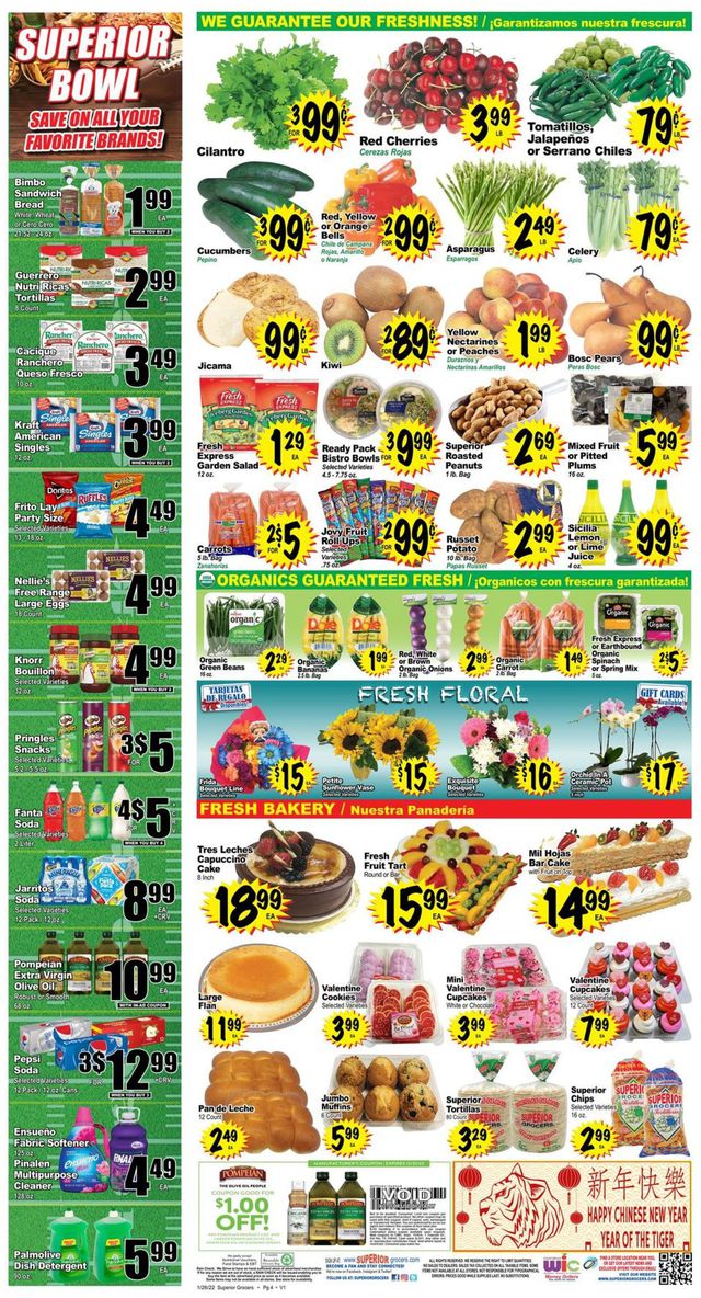 Superior Grocers Ad from 01/26/2022