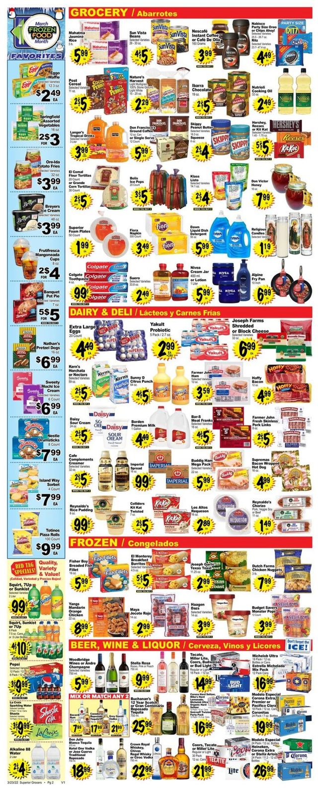 Superior Grocers Ad from 03/23/2022