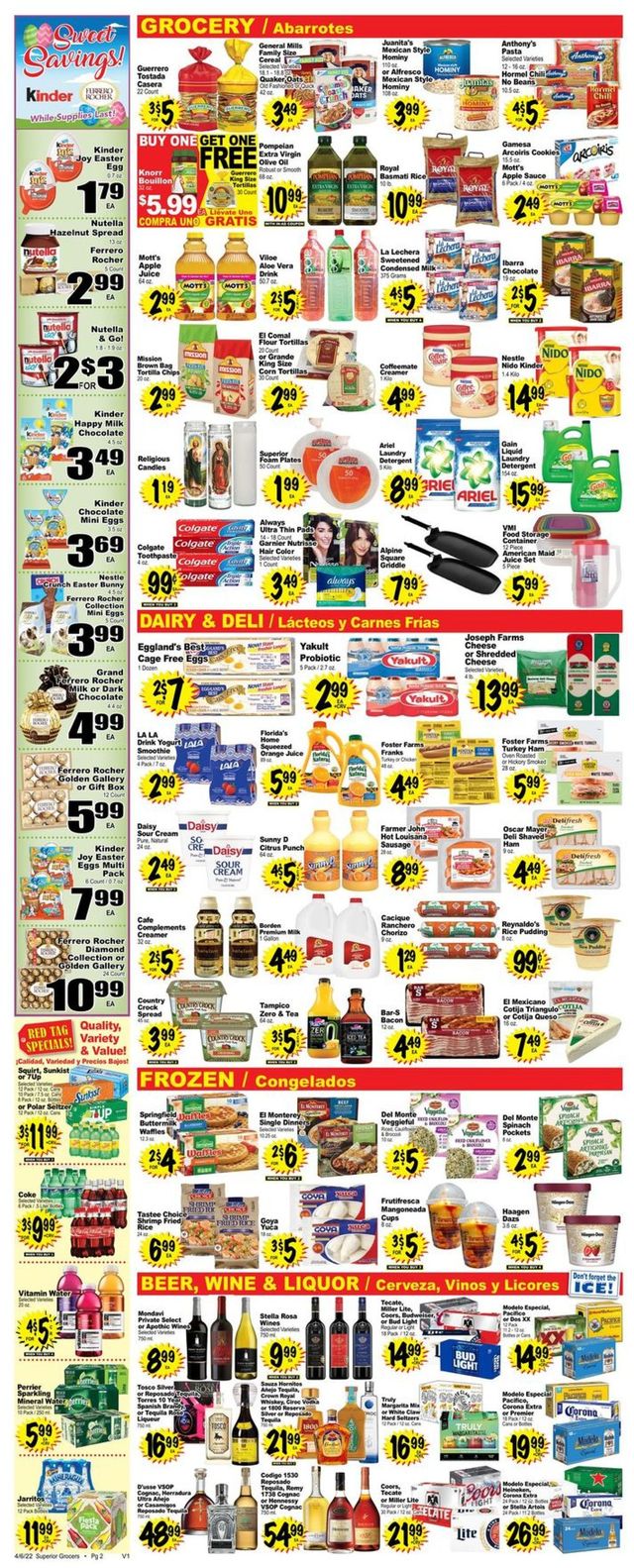 Superior Grocers Ad from 04/06/2022