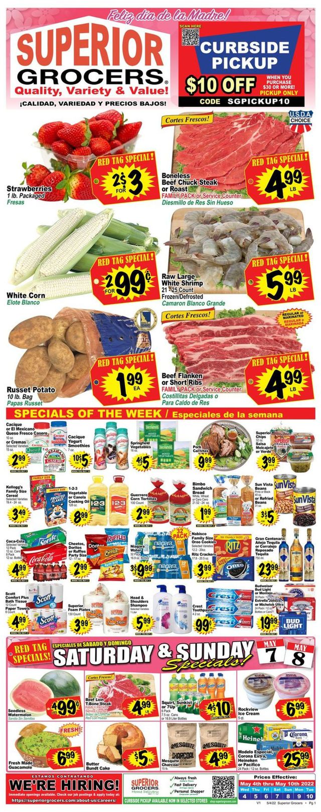 Superior Grocers Ad from 05/04/2022