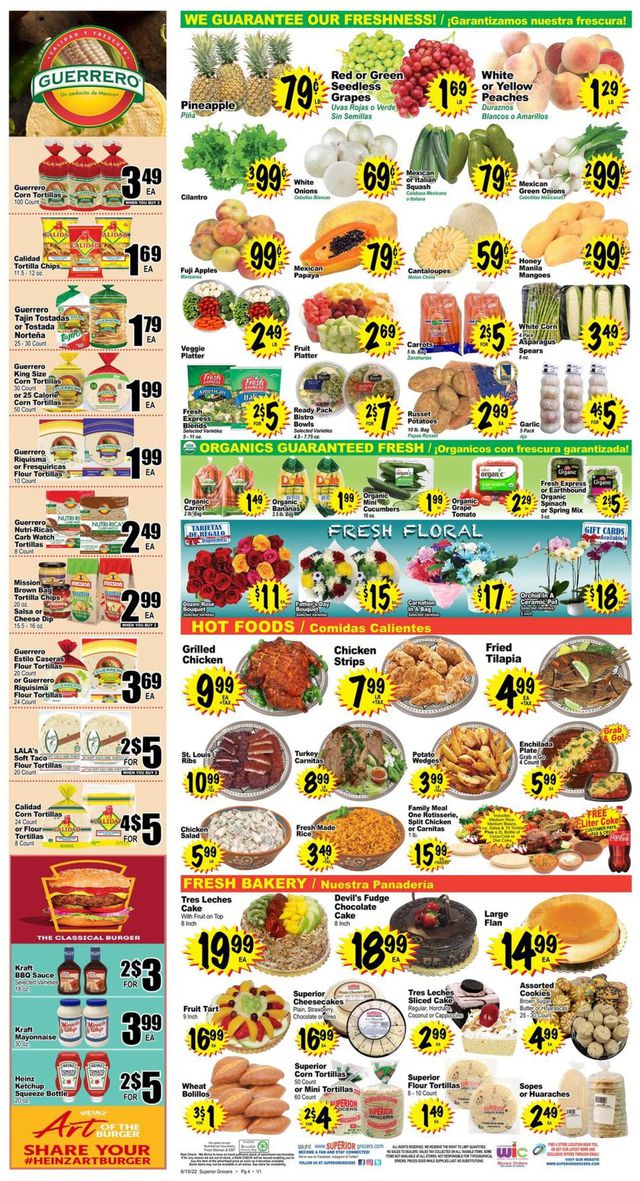 Superior Grocers Ad from 06/15/2022