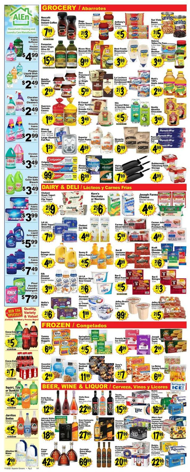 Superior Grocers Ad from 11/02/2022