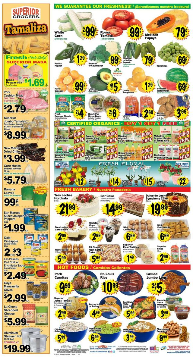 Superior Grocers Ad from 01/18/2023