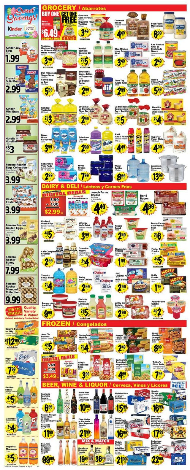 Superior Grocers Ad from 03/29/2023