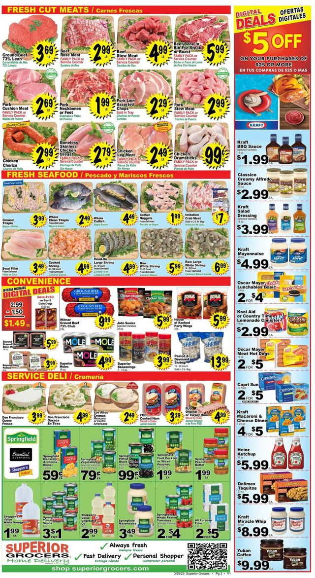 Superior Grocers Ad from 03/29/2023
