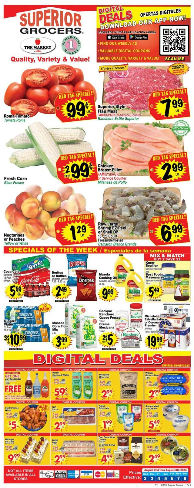 Superior Grocers Ad from 08/02/2023