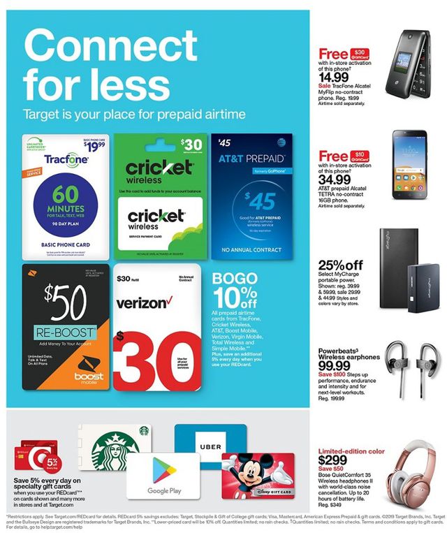 Target Ad from 08/18/2019