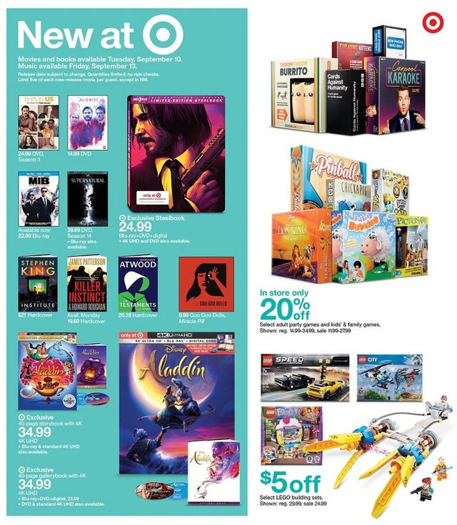 Target Ad from 09/08/2019