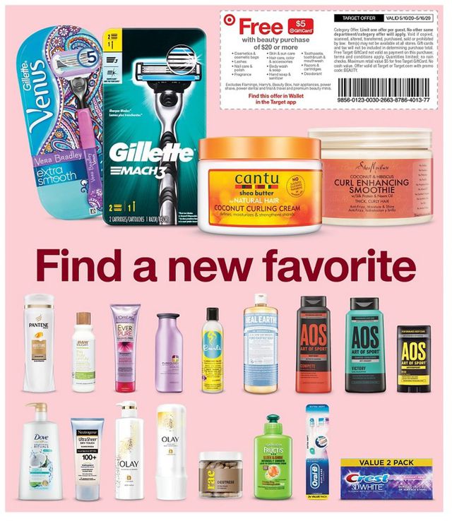 Target Ad from 05/10/2020
