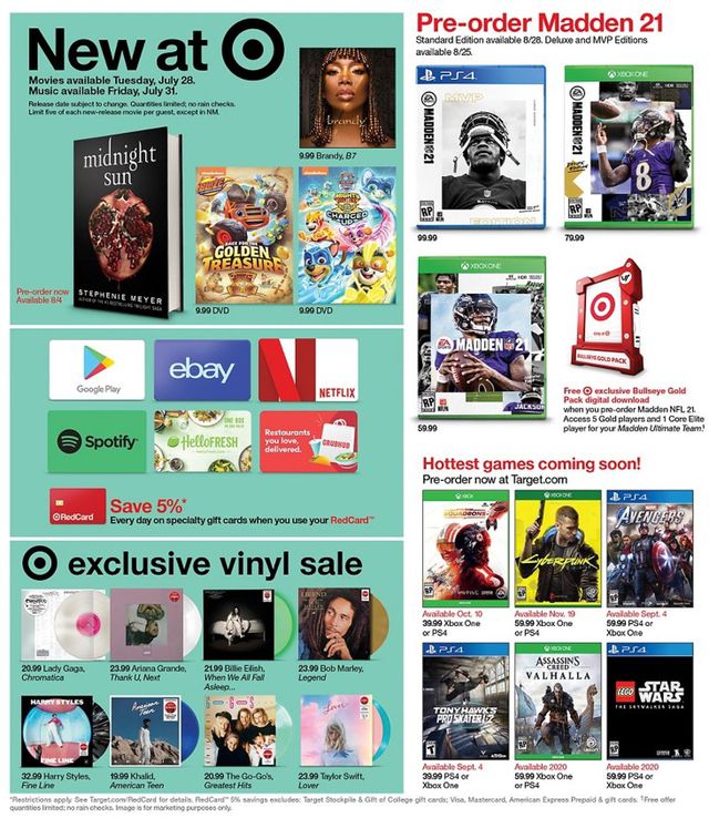 Target Ad from 07/26/2020
