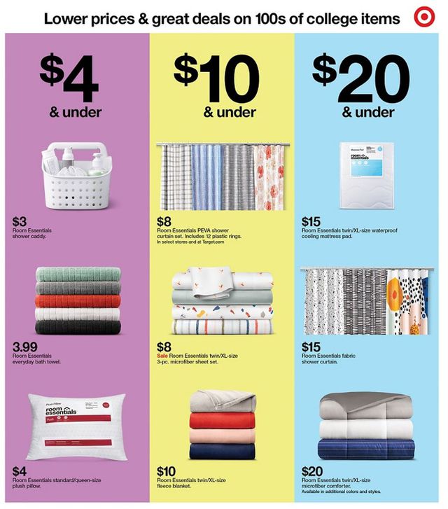 Target Ad from 08/16/2020
