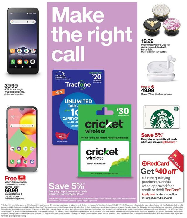 Target Ad from 10/04/2020