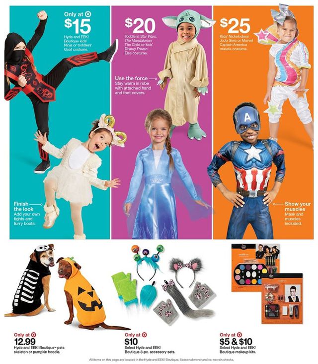 Target Ad from 10/18/2020