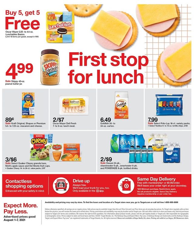 Target Ad from 08/01/2021