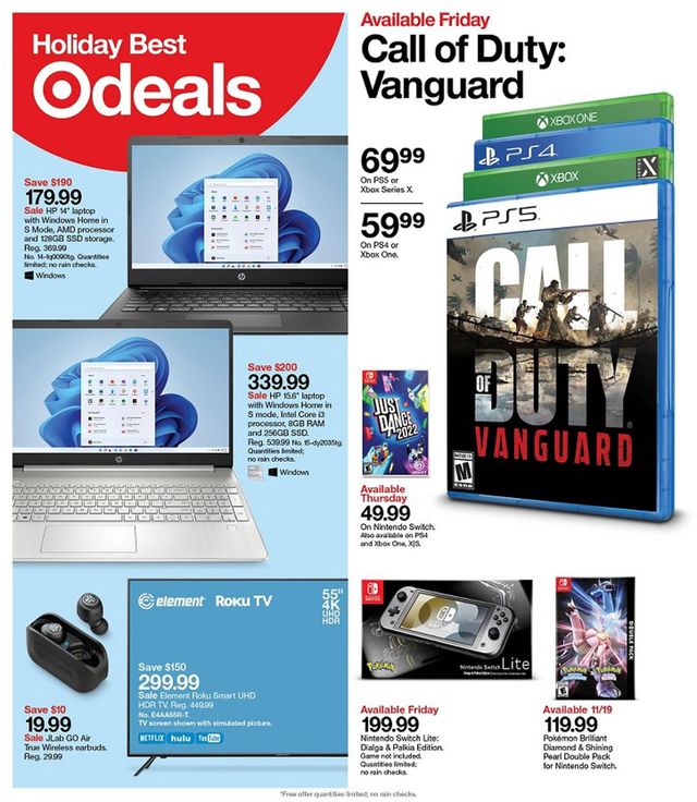 Target Ad from 10/31/2021