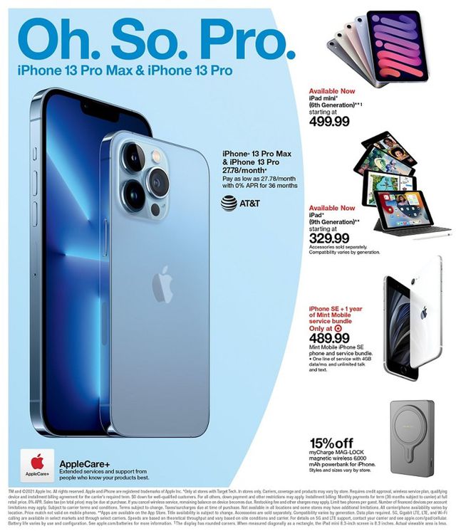Target Ad from 11/14/2021
