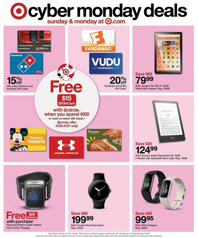 Target Ad from 11/26/2023
