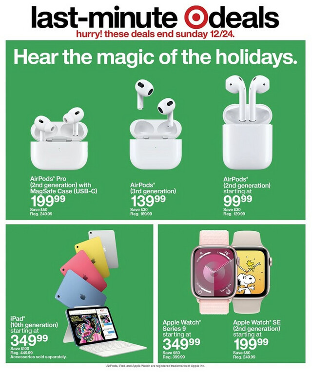 Target Ad from 12/17/2023