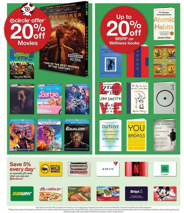 Target Ad from 12/25/2023