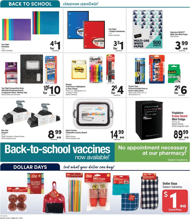 Tom Thumb Ad from 08/12/2020