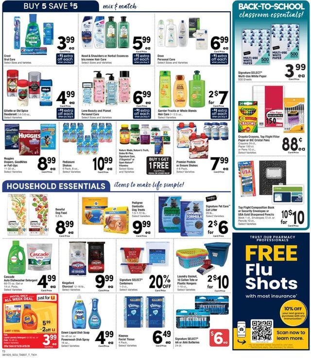 Tom Thumb Ad from 08/19/2020