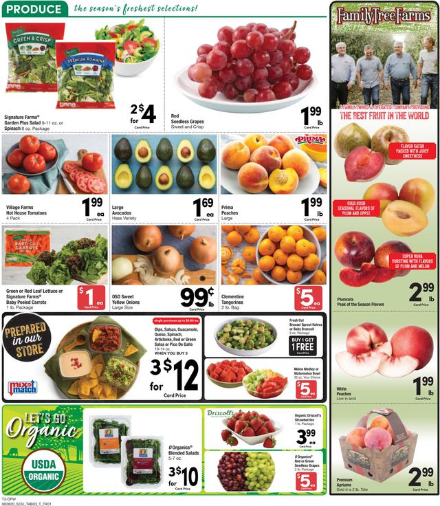 Tom Thumb Ad from 08/26/2020
