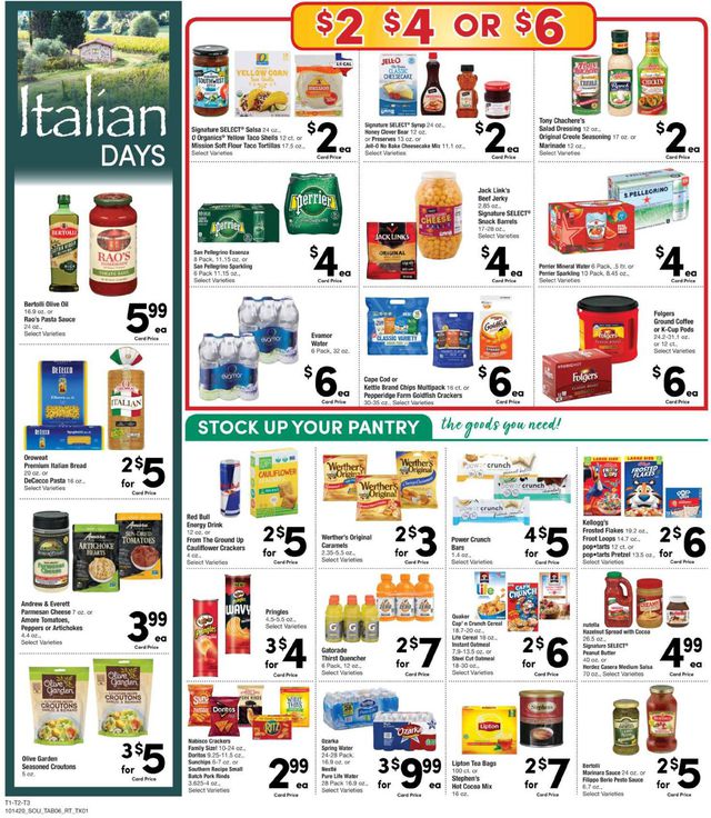 Tom Thumb Ad from 10/14/2020