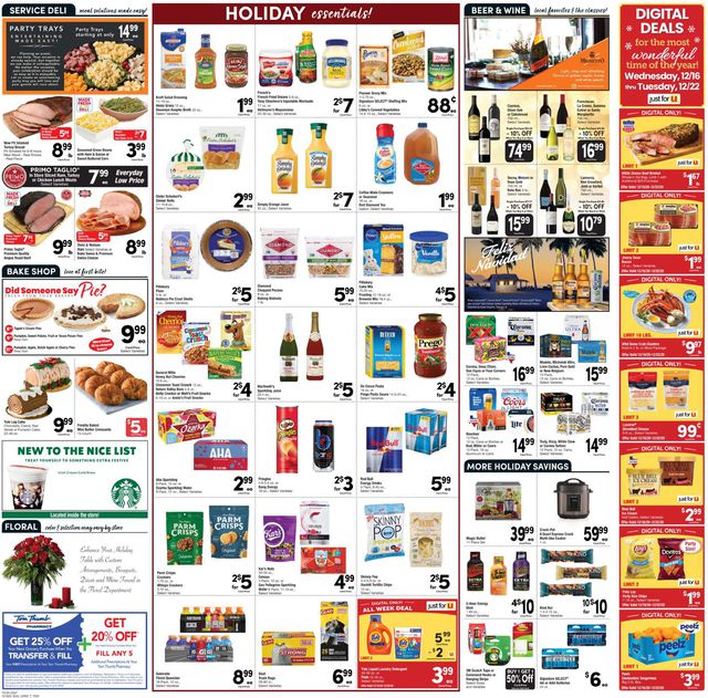 Tom Thumb Ad from 12/16/2020