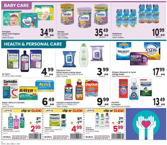 Tom Thumb Ad from 01/27/2021