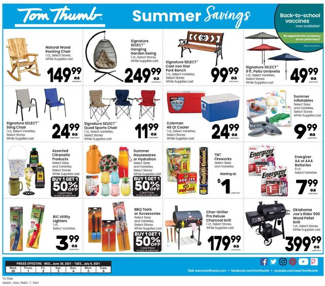 Tom Thumb Ad from 06/30/2021