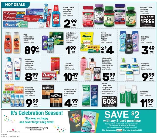 Tom Thumb Ad from 07/14/2021