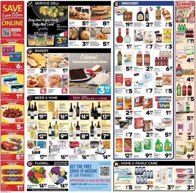 Tom Thumb Ad from 07/21/2021