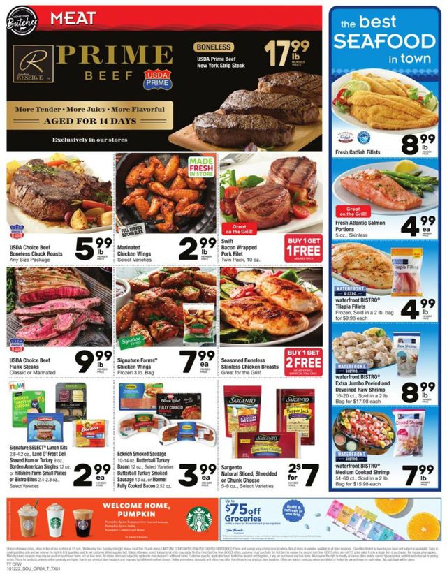 Tom Thumb Ad from 10/12/2022
