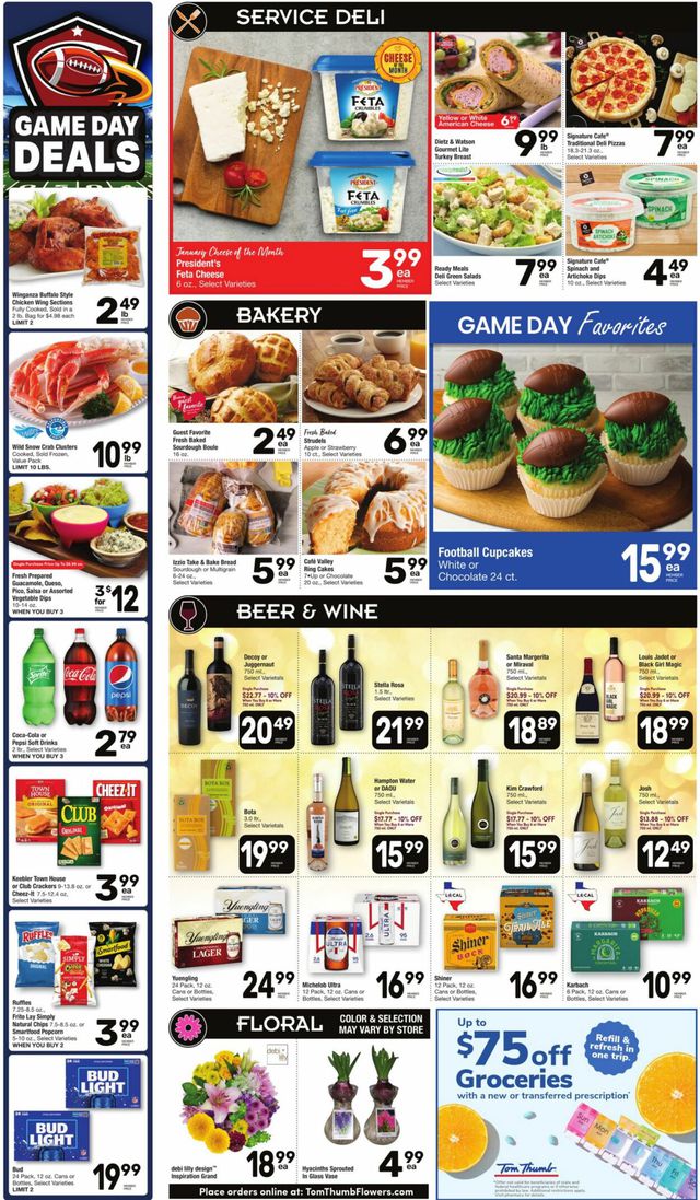Tom Thumb Ad from 01/25/2023