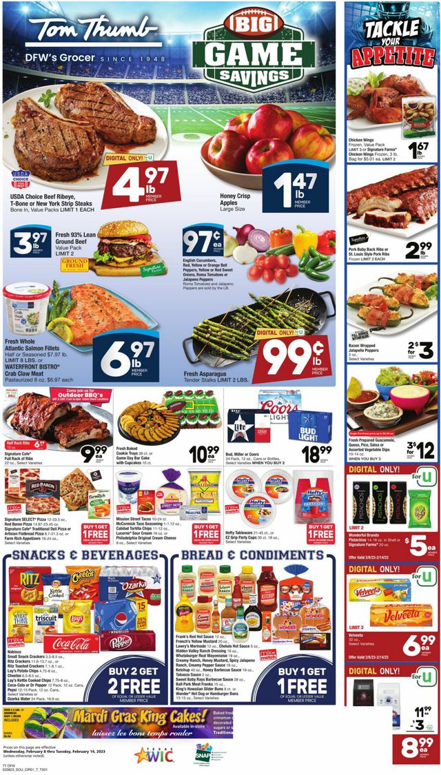 Tom Thumb Ad from 02/08/2023