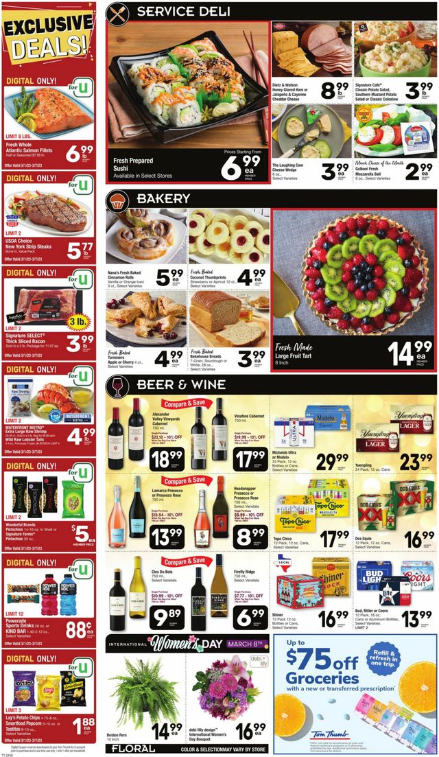 Tom Thumb Ad from 03/01/2023