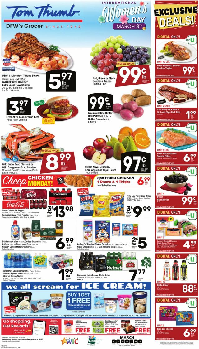 Tom Thumb Ad from 03/08/2023